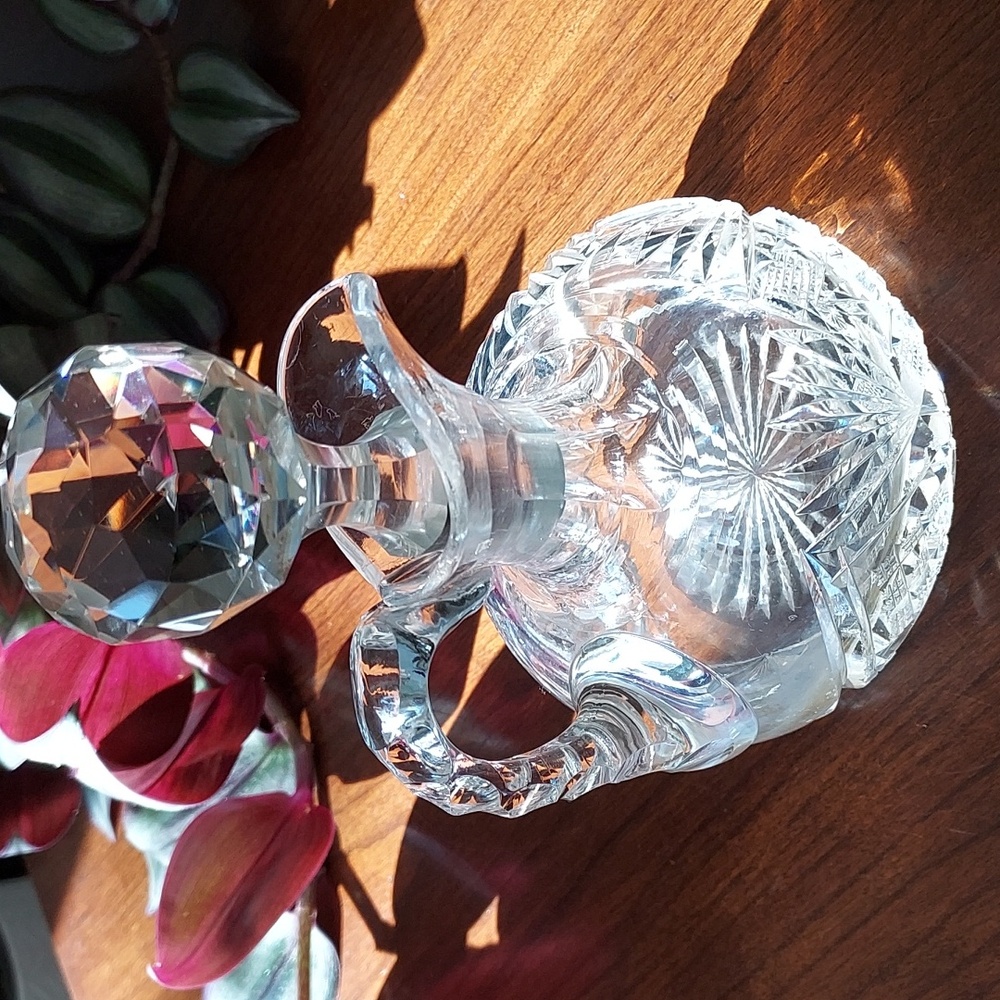 Antique cut glass cruet